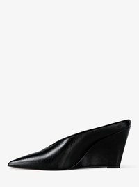 Mule &agrave; talon compens&eacute; Xandra en cuir