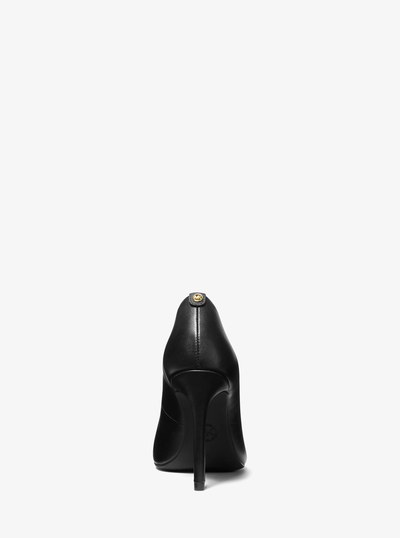 Alina Flex Leather Pump in BLACK | Michael Kors
