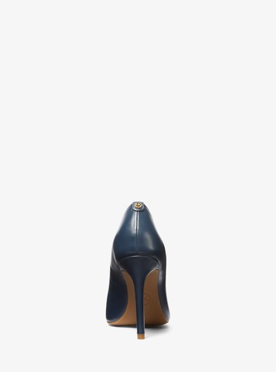 Alina Flex Leather Pump in NAVY | Michael Kors