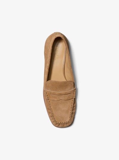 Carlson Suede Loafer in HUSK | Michael Kors