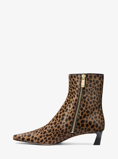 Cosmo Cheetah Print Calf Hair Boot in HUSK MULTI | Michael Kors
