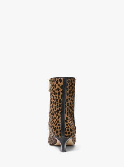 Cosmo Cheetah Print Calf Hair Boot in HUSK MULTI | Michael Kors