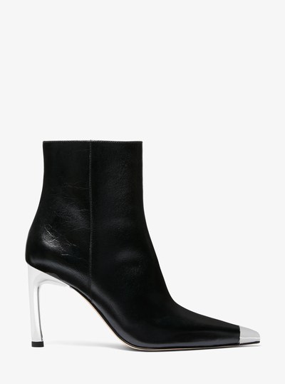 Kasia Leather Boot in BLACK | Michael Kors