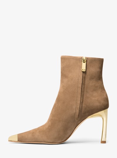 Kasia Suede Boot in HUSK | Michael Kors