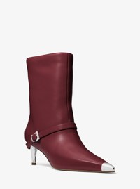 Botte Kasia en cuir &agrave; boucle
