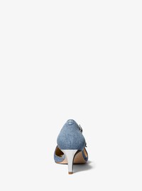 Kasia Denim Kitten Pump