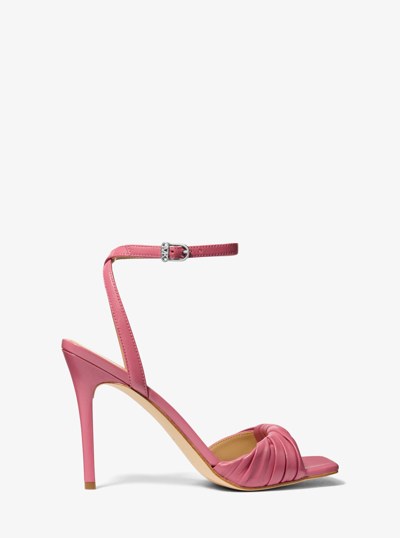 Kiana Leather Sandal in ROSEWOOD | Michael Kors