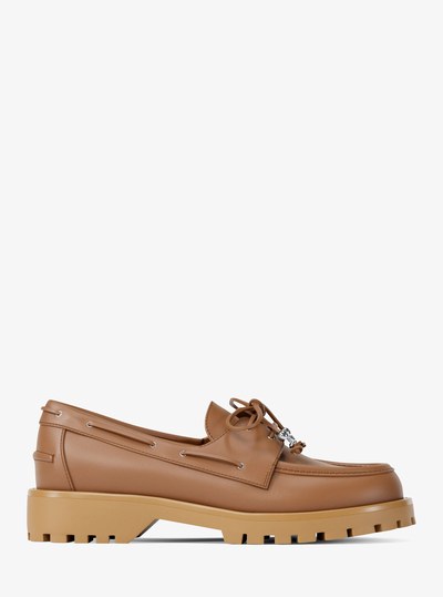 Kenny Leather Loafer in LUGGAGE | Michael Kors
