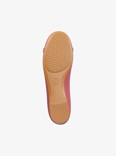 Mandy Leather Ballet Flat in ROSEWOOD | Michael Kors