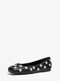 Chausson de ballet Matilda en cuir &agrave; clous
