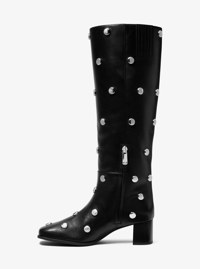 Botte Matilda Flex en cuir &agrave; clous