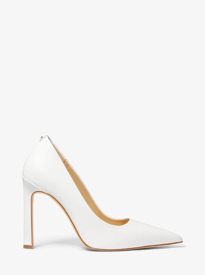 Amara Leather Pump in OPTIC WHITE | Michael Kors