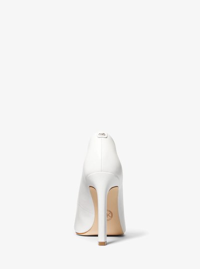 Amara Leather Pump in OPTIC WHITE | Michael Kors