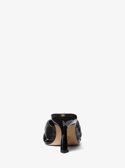 Elena Leather Sandal in BLACK | Michael Kors