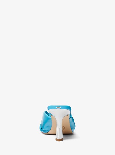 Elena Leather Sandal in SANTORINI BLUE | Michael Kors