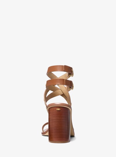 Irene Studded Leather Sandal