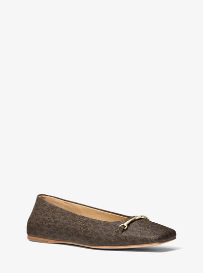 Lena Signature Logo Ballet Flat