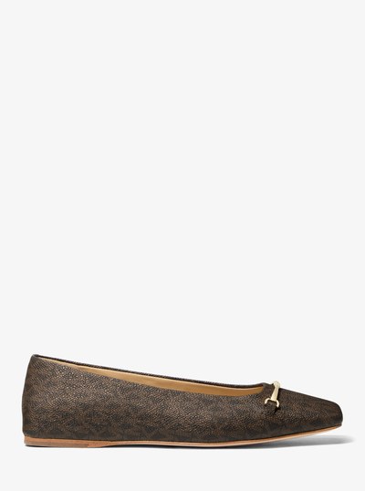 Lena Signature Logo Ballet Flat