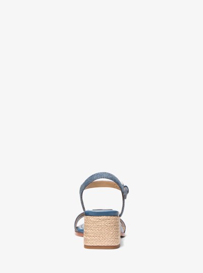 Mandy Denim Sandal in UNION WASH | Michael Kors