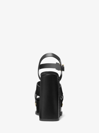 Nora Leather Platform Sandal