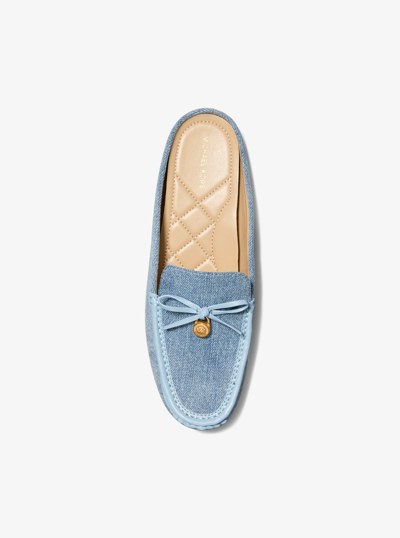 Greta Denim Mule in NEW HRZN WSH | Michael Kors