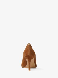 Alina Flex Crocodile Embossed Suede Pump