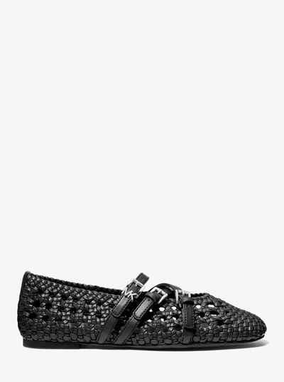 Indy Flex Woven Ballet Flat in BLACK | Michael Kors