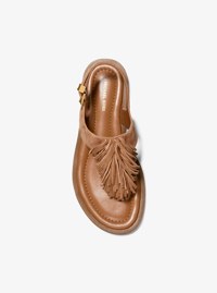 Indra Fringed Suede Sandal