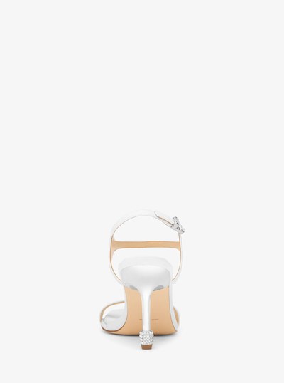Ivy Leather Sandal in OPTIC WHITE | Michael Kors