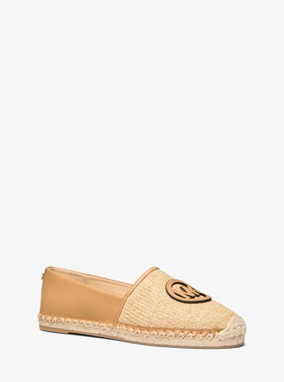 Espadrille Kenzie en mat&eacute;riaux multiples in CACAHU&Egrave;TE | Michael Kors