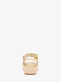Lynn Glitter Chain Mesh Espadrille Sandal