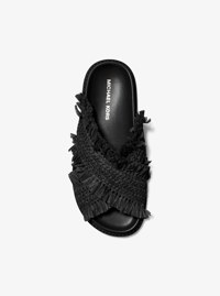 Peyton Fringe Crocheted Sandal