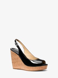Rosie Patent Leather Wedge Sandal