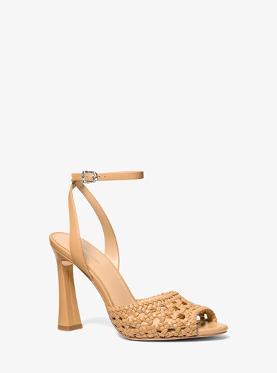 Rosie Woven Sandal in PEANUT | Michael Kors