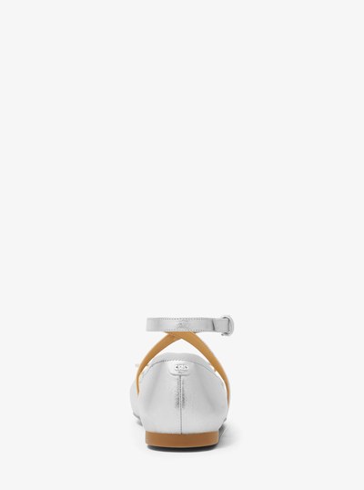 Collette Metallic Leather Ballet Flat