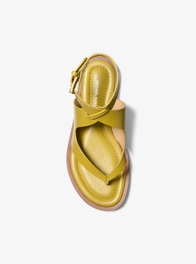 Irene Leather Wrap Sandal