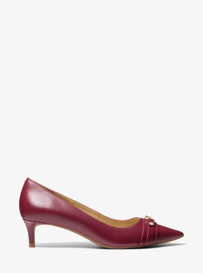 Mandy Flex Leather Pump in MULBERRY | Michael Kors