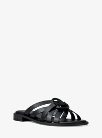 Erika Leather Slide Sandal