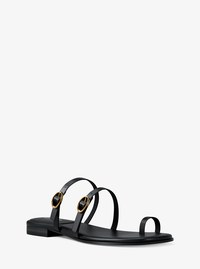 Sandales plates en cuir Kya