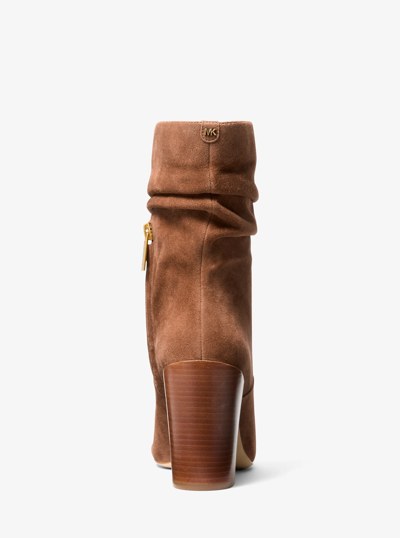 Shayna Suede Boot in LUGGAGE | Michael Kors