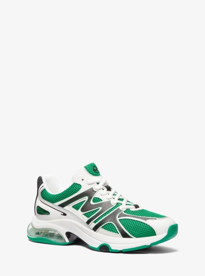Kit Extreme Mesh and Faux Leather Trainer