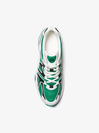 Kit Extreme Mesh and Faux Leather Trainer