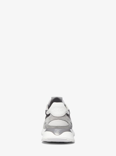 Miles Suede and Mesh Trainer in HEATHER GREY | Michael Kors