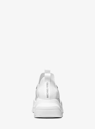 Atlas Mixed-Media Trainer in BRIGHT WHT | Michael Kors