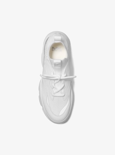 Atlas Mixed-Media Trainer in BRIGHT WHT | Michael Kors