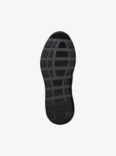 Trevor Mixed-Media Trainer in BLACK | Michael Kors
