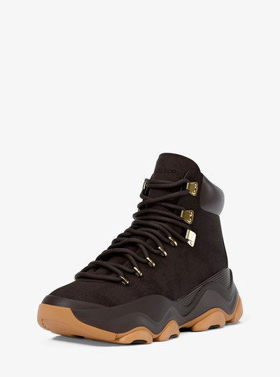 Atlas Suede Boot in CHOCOLATE | Michael Kors