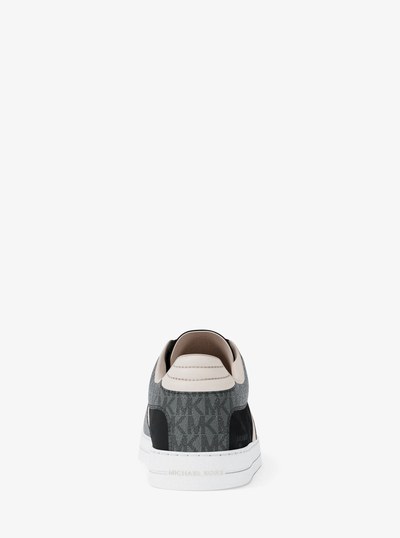 Brady Mixed-Media Sneaker in BLACK COMBO | Michael Kors