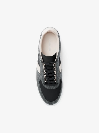 Brady Mixed-Media Sneaker in BLACK COMBO | Michael Kors