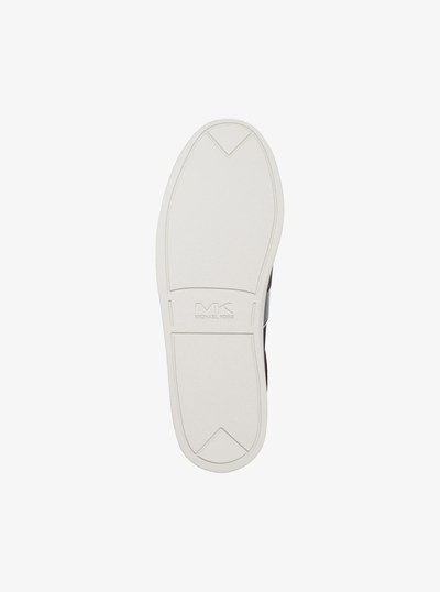 Brady Mixed-Media Sneaker in CHOCOLATE COMBO | Michael Kors